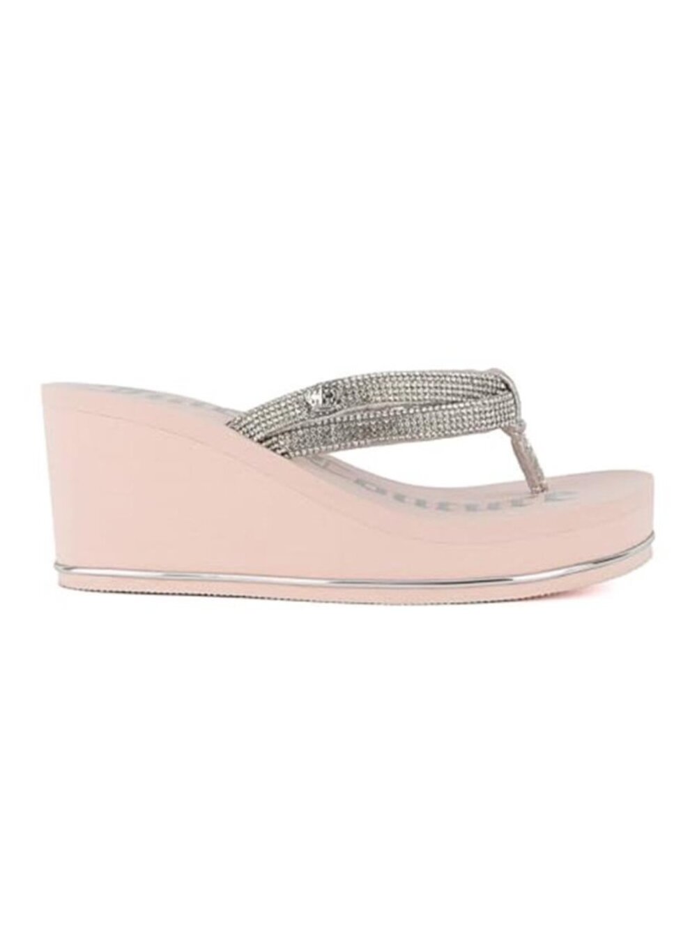 Women’s Wedge Platform Flip Flops, Fashion Beach Sandals with Soft Footbed and - Picture 2 of 3